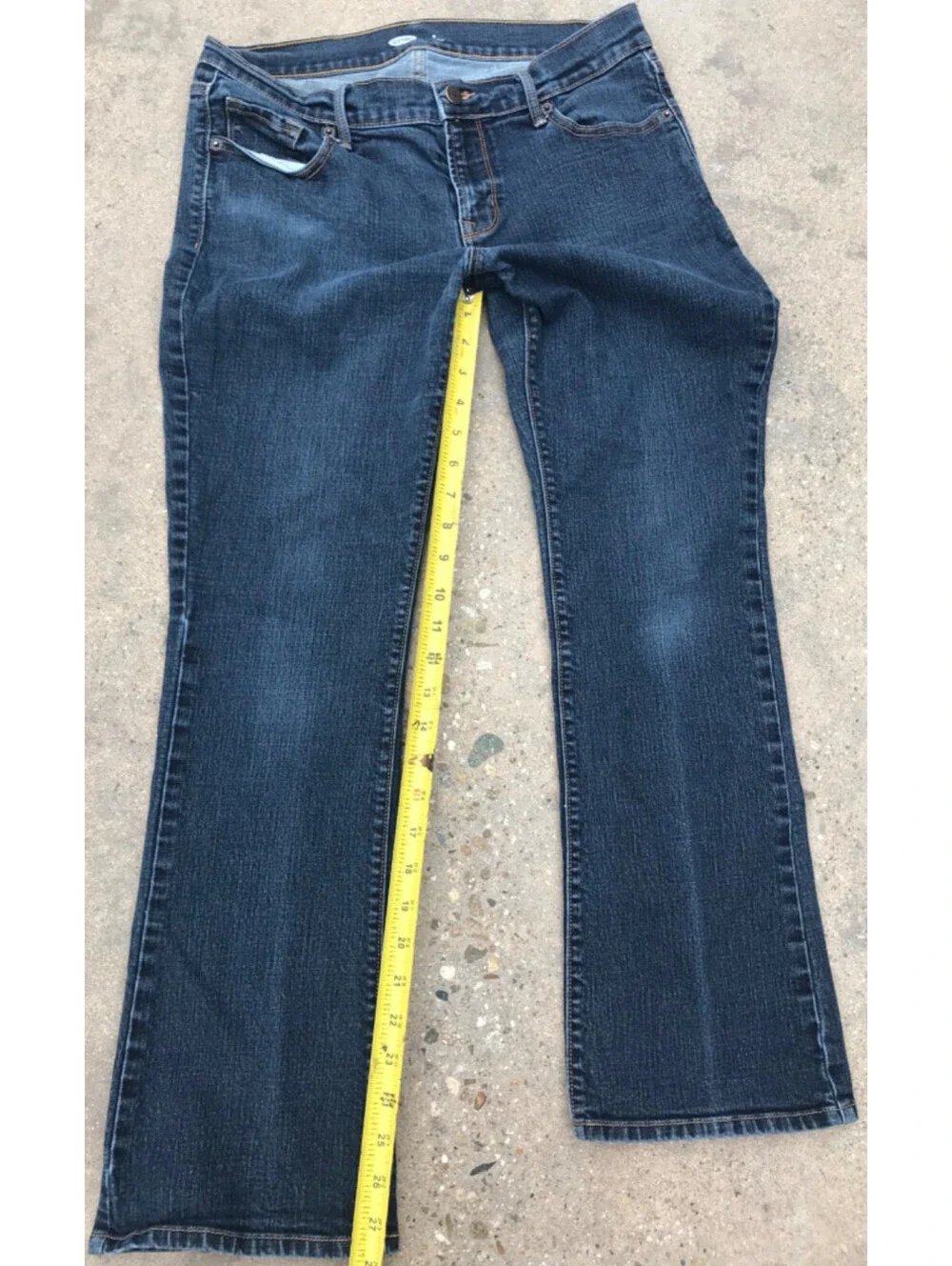 Old Navy Original Mid Rise Skinny Stretch Jeans Medium Wash Womens 8 Short